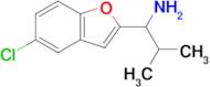 1-(5-Chlorobenzofuran-2-yl)-2-methylpropan-1-amine