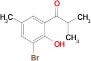 1-(3-Bromo-2-hydroxy-5-methylphenyl)-2-methylpropan-1-one