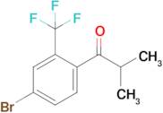 1-(4-Bromo-2-(trifluoromethyl)phenyl)-2-methylpropan-1-one