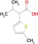 3-Methyl-2-(5-methylthiophen-2-yl)butanoic acid