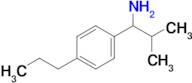 2-Methyl-1-(4-propylphenyl)propan-1-amine