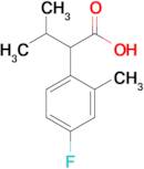 2-(4-Fluoro-2-methylphenyl)-3-methylbutanoic acid