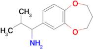 1-(3,4-Dihydro-2h-benzo[b][1,4]dioxepin-7-yl)-2-methylpropan-1-amine