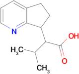 2-(6,7-Dihydro-5h-cyclopenta[b]pyridin-7-yl)-3-methylbutanoic acid