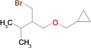 ((2-(Bromomethyl)-3-methylbutoxy)methyl)cyclopropane