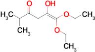 6,6-diethoxy-5-hydroxy-2-methylhex-5-en-3-one