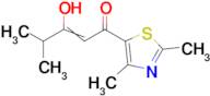 1-(2,4-dimethyl-1,3-thiazol-5-yl)-3-hydroxy-4-methylpent-2-en-1-one