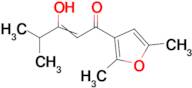 1-(2,5-dimethylfuran-3-yl)-3-hydroxy-4-methylpent-2-en-1-one