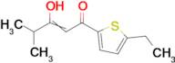 1-(5-ethylthiophen-2-yl)-3-hydroxy-4-methylpent-2-en-1-one