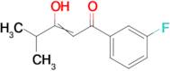 1-(3-fluorophenyl)-3-hydroxy-4-methylpent-2-en-1-one