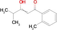 3-hydroxy-4-methyl-1-(2-methylphenyl)pent-2-en-1-one