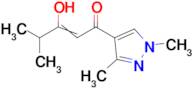 1-(1,3-dimethyl-1H-pyrazol-4-yl)-3-hydroxy-4-methylpent-2-en-1-one