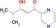 3-hydroxy-4-methyl-1-(pyrazin-2-yl)pent-2-en-1-one