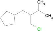 (2-(Chloromethyl)-3-methylbutyl)cyclopentane