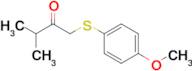 1-((4-Methoxyphenyl)thio)-3-methylbutan-2-one