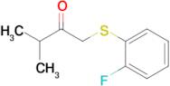 1-((2-Fluorophenyl)thio)-3-methylbutan-2-one