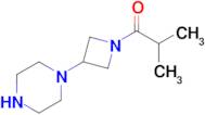 2-Methyl-1-(3-(piperazin-1-yl)azetidin-1-yl)propan-1-one