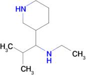 n-Ethyl-2-methyl-1-(piperidin-3-yl)propan-1-amine