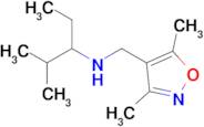 n-((3,5-Dimethylisoxazol-4-yl)methyl)-2-methylpentan-3-amine