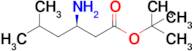 Tert-butyl (R)-3-amino-5-methylhexanoate