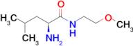 (S)-2-Amino-N-(2-methoxyethyl)-4-methylpentanamide