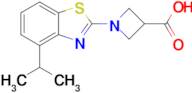 1-(4-Isopropylbenzo[d]thiazol-2-yl)azetidine-3-carboxylic acid