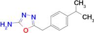 5-{[4-(propan-2-yl)phenyl]methyl}-1,3,4-oxadiazol-2-amine