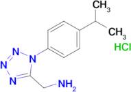 (1-(4-Isopropylphenyl)-1h-tetrazol-5-yl)methanamine hydrochloride