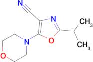 2-Isopropyl-5-morpholinooxazole-4-carbonitrile