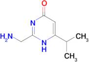 2-(aminomethyl)-6-(propan-2-yl)-1,4-dihydropyrimidin-4-one