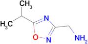 (5-Isopropyl-1,2,4-oxadiazol-3-yl)methanamine