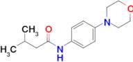 3-Methyl-N-(4-morpholinophenyl)butanamide