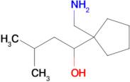 1-(1-(Aminomethyl)cyclopentyl)-3-methylbutan-1-ol