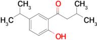 1-(2-Hydroxy-5-isopropylphenyl)-3-methylbutan-1-one