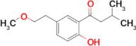 1-(2-Hydroxy-5-(2-methoxyethyl)phenyl)-3-methylbutan-1-one