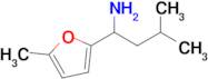 3-Methyl-1-(5-methylfuran-2-yl)butan-1-amine