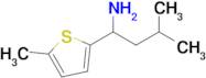 3-Methyl-1-(5-methylthiophen-2-yl)butan-1-amine