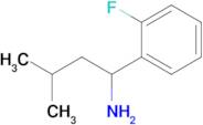 1-(2-Fluorophenyl)-3-methylbutan-1-amine