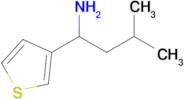 3-Methyl-1-(thiophen-3-yl)butan-1-amine