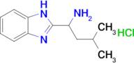 1-(1h-Benzo[d]imidazol-2-yl)-3-methylbutan-1-amine hydrochloride