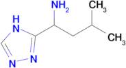 3-methyl-1-(4H-1,2,4-triazol-3-yl)butan-1-amine