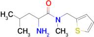 2-Amino-n,4-dimethyl-N-(thiophen-2-ylmethyl)pentanamide