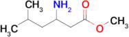 Methyl 3-amino-5-methylhexanoate