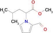 Methyl 2-(2-formyl-1h-pyrrol-1-yl)-4-methylpentanoate