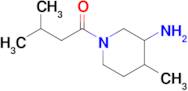 1-(3-Amino-4-methylpiperidin-1-yl)-3-methylbutan-1-one