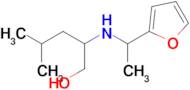 2-((1-(Furan-2-yl)ethyl)amino)-4-methylpentan-1-ol