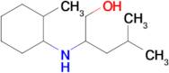 4-Methyl-2-((2-methylcyclohexyl)amino)pentan-1-ol