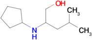 2-(Cyclopentylamino)-4-methylpentan-1-ol