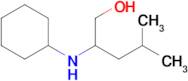 2-(Cyclohexylamino)-4-methylpentan-1-ol