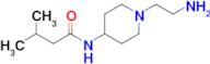 n-(1-(2-Aminoethyl)piperidin-4-yl)-3-methylbutanamide